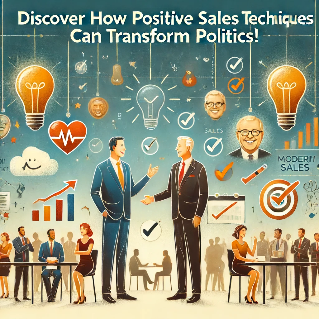 Discover how positive sales techniques could transofrm politics