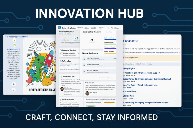 A screen shot of the 3 apps I've built